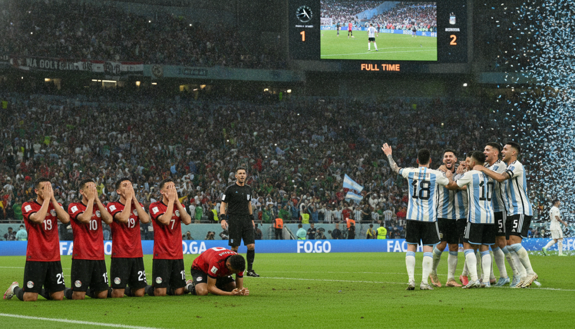 Egypt Eliminated From World Cup as Argentina Stage Dramatic Late Comeback