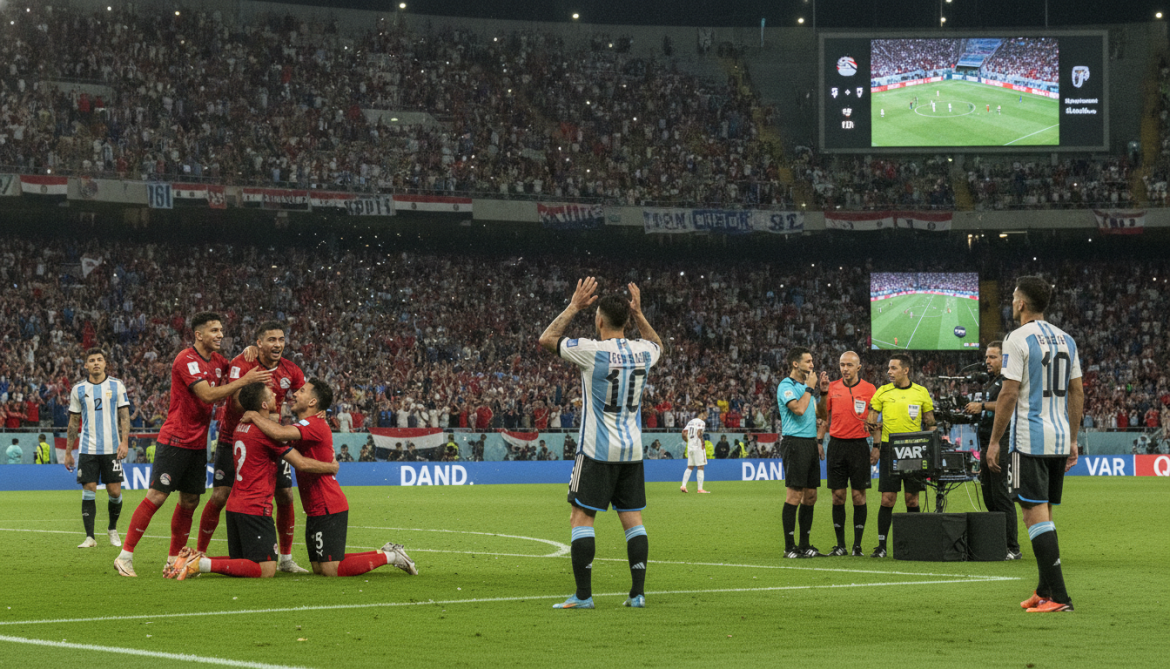 Egypt Scores Three Against Argentina as VAR Overturns One