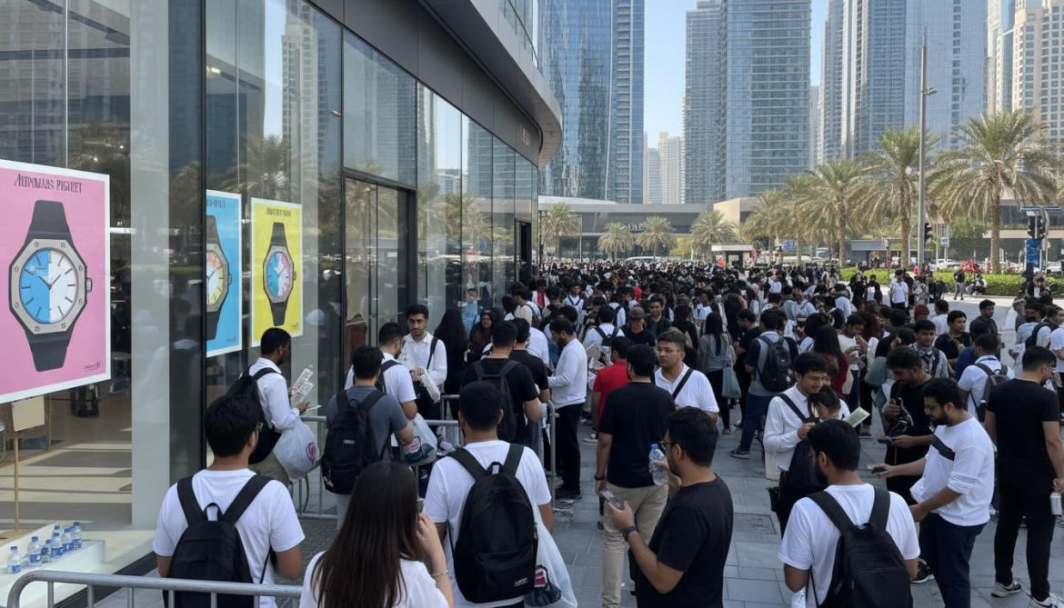 Swatch-Audemars Piguet Royal Pop drops trigger daily Dubai queues and resale premiums