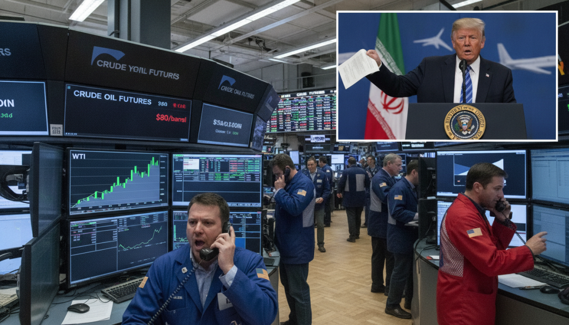 Oil prices surge after Trump says Iran deal ended, threatens strikes