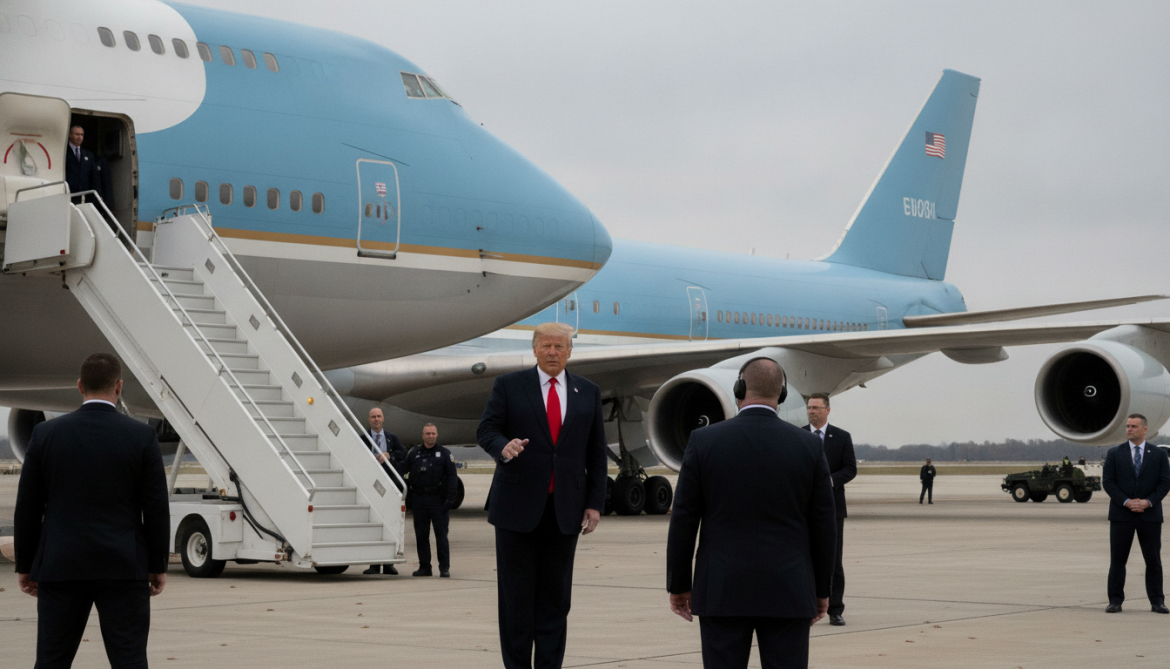 Trump swaps new Air Force One for older jet amid Iran tensions