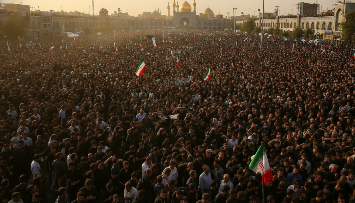 Khamenei burial in Mashhad draws millions amid sweltering heat