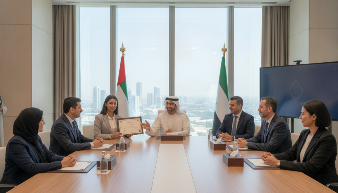 Khalifa Fund Entrepreneurship Competition winners meet Sheikh Khaled bin Mohammed in Abu Dhabi