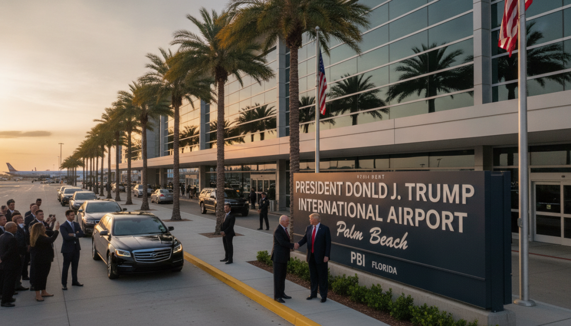 Palm Beach International Airport officially renamed President Donald J. Trump International Airport