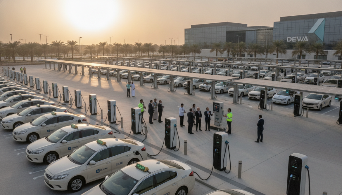 DEWA launches 24-point 360 kW ultra-fast charging hub for Dubai Taxi fleet
