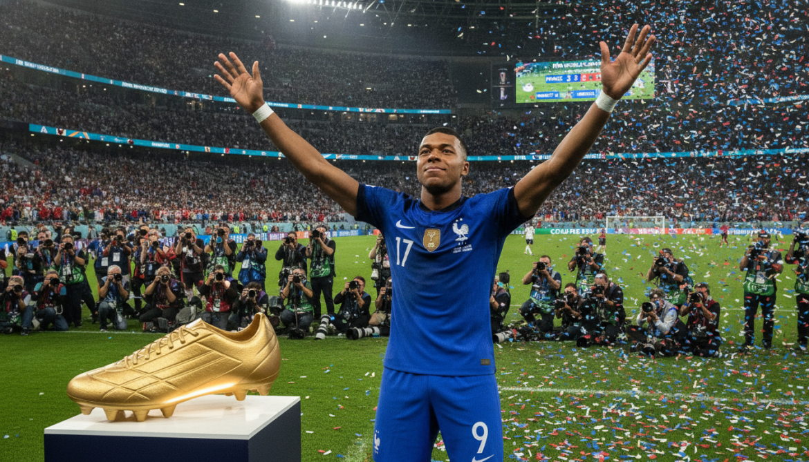 Mbappé ties Messi for World Cup 2026 Golden Boot with 8 goals