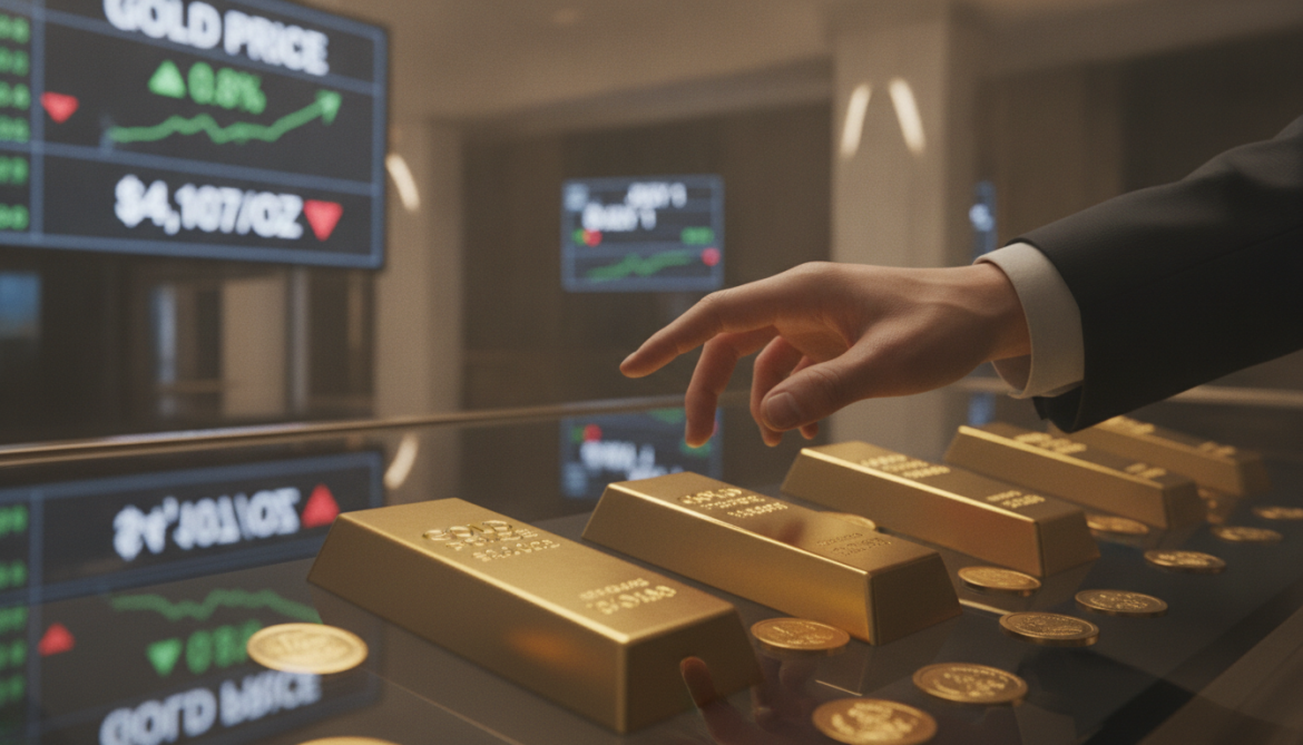 Gold prices rebound 0.8% to $4,107 an ounce after July 1 low