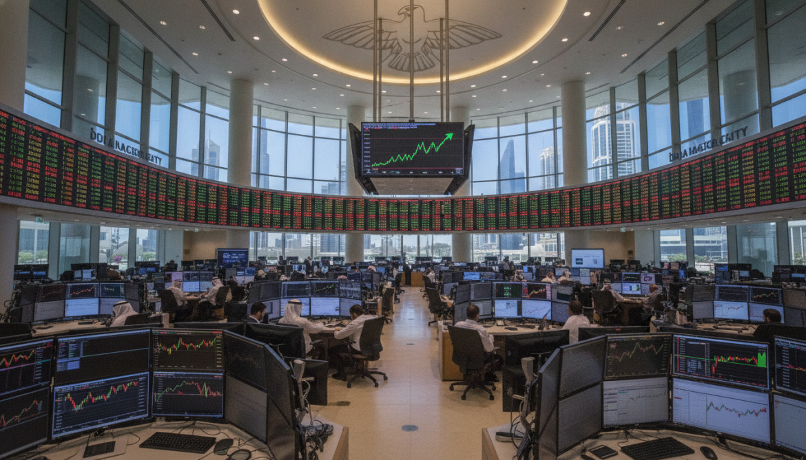 Dubai Financial Market rises 0.86% as banks and telecoms drive AED 8.1bn