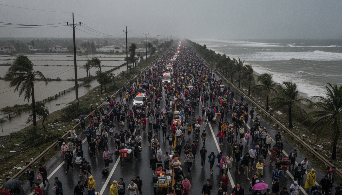 Typhoon Bavi forces evacuation of more than 600,000 across eastern China