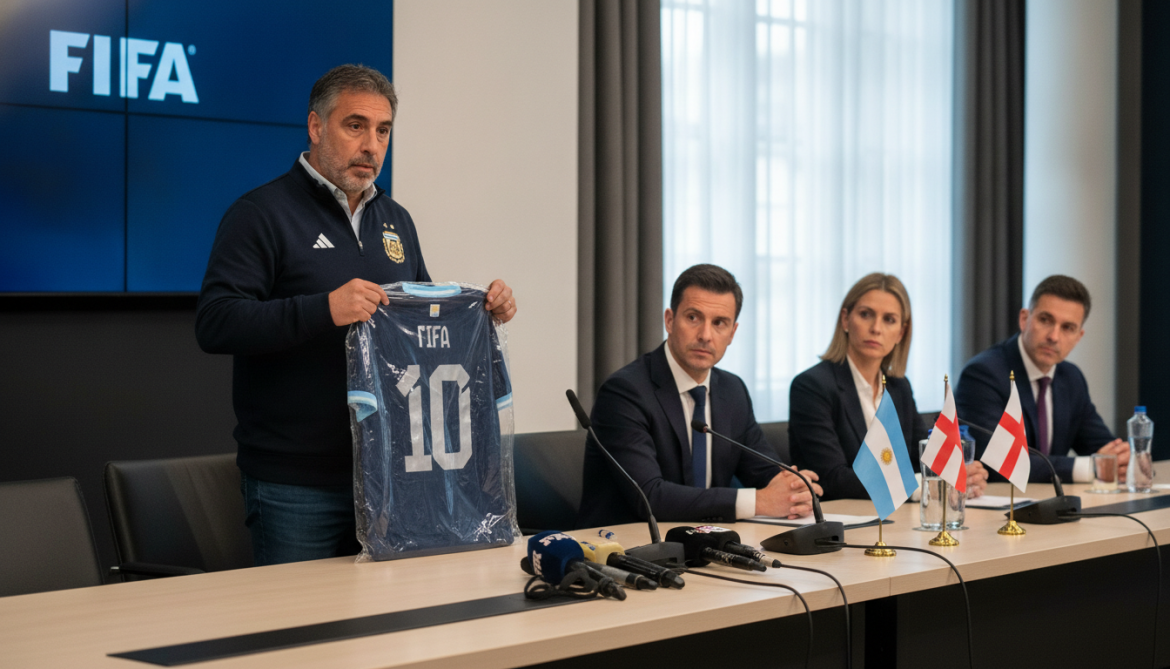 Argentina seeks FIFA approval to wear dark blue in World Cup semifinal against England