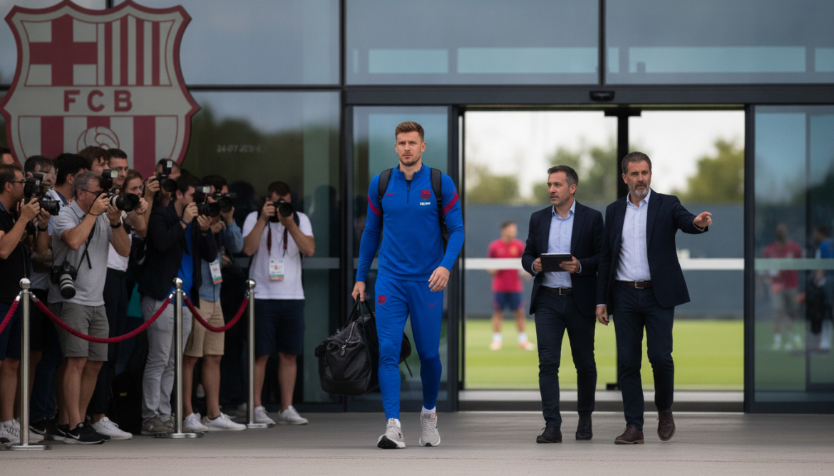 Marc-André ter Stegen joins Barcelona preseason amid Ajax loan talks