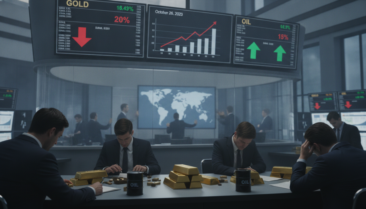 Gold Prices Fall After 2% Jump as Oil Rally Raises Inflation Concerns