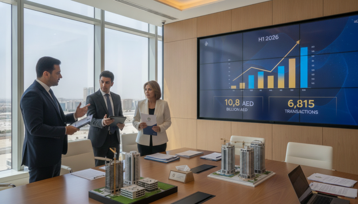 Ajman real estate records AED 10.8 billion in H1 2026 across 6,815 transactions