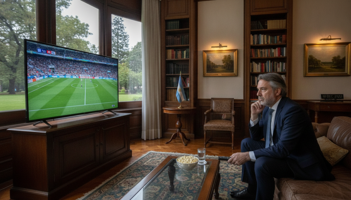 Javier Milei Declines to Attend World Cup Final, Watches from Olivos