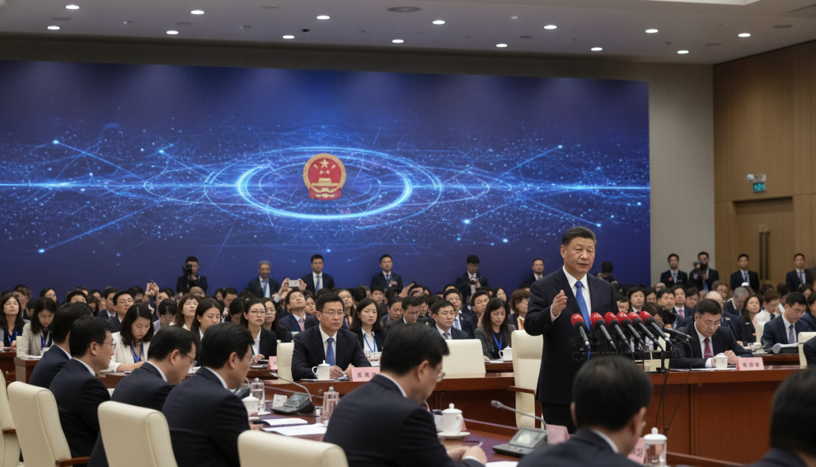 Xi Jinping urges people-centred international cooperation on AI in Shanghai