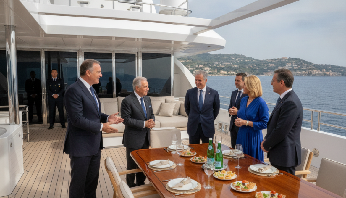 U.S. Ambassador Tilman Fertitta Hosts Sicilian Dignitaries on $450 Million Yacht Amid Diplomatic Spat