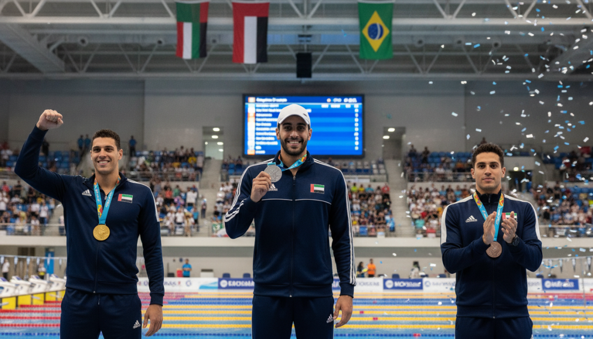 UAE swimmer Hussein Shouqi secures silver in 50m butterfly