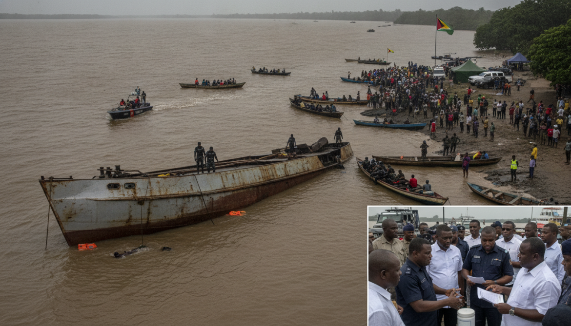 Guyana ferry capsizes, 27 dead as overcrowding and drug tests prompt probe