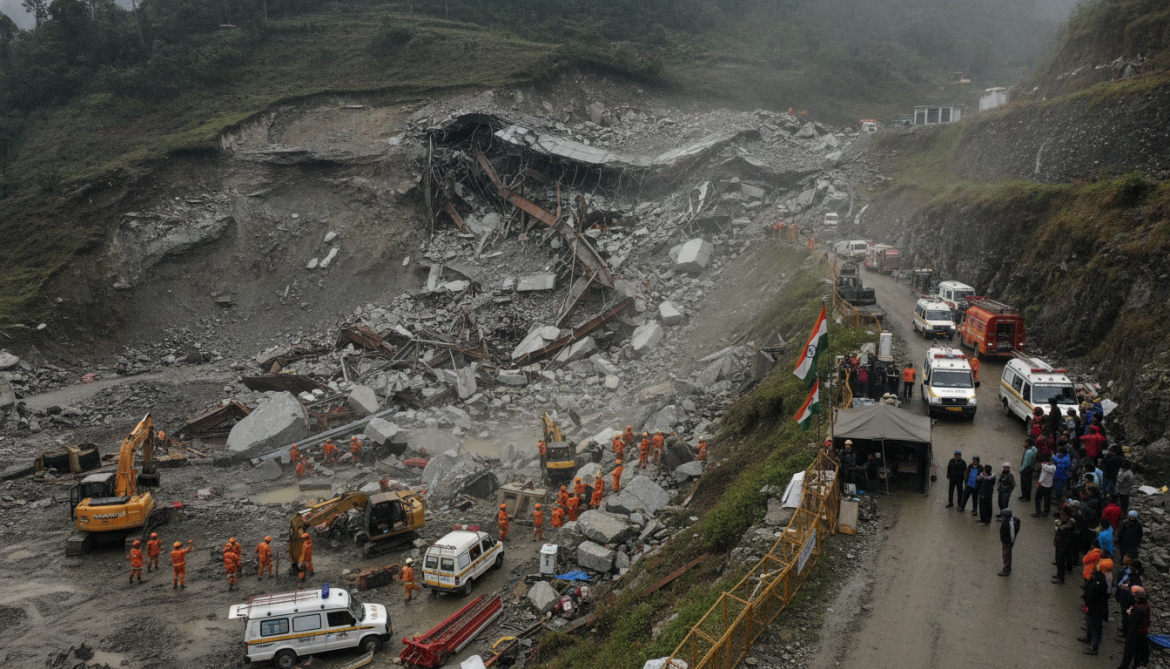 Sikkim tunnel blast kills at least 10 with 17 feared trapped
