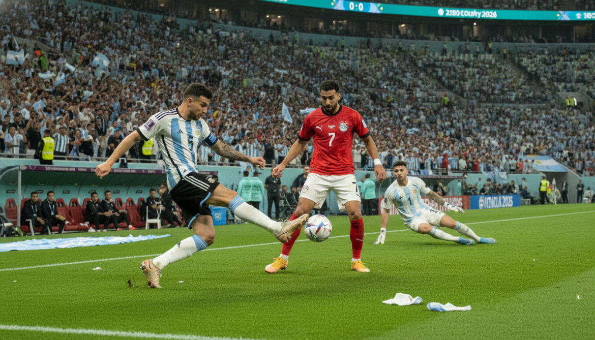 Leandro Paredes blocks Omar Marmoush chance in World Cup 2026 as Argentina exit