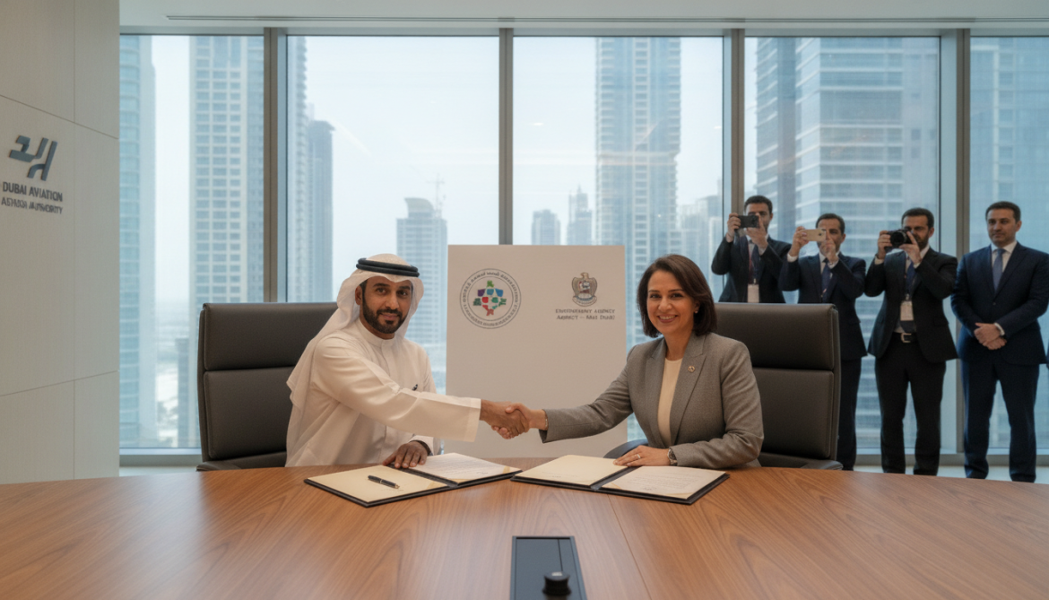 Dubai Aviation Authority Signs MoU With Environment Agency to Boost Sustainability