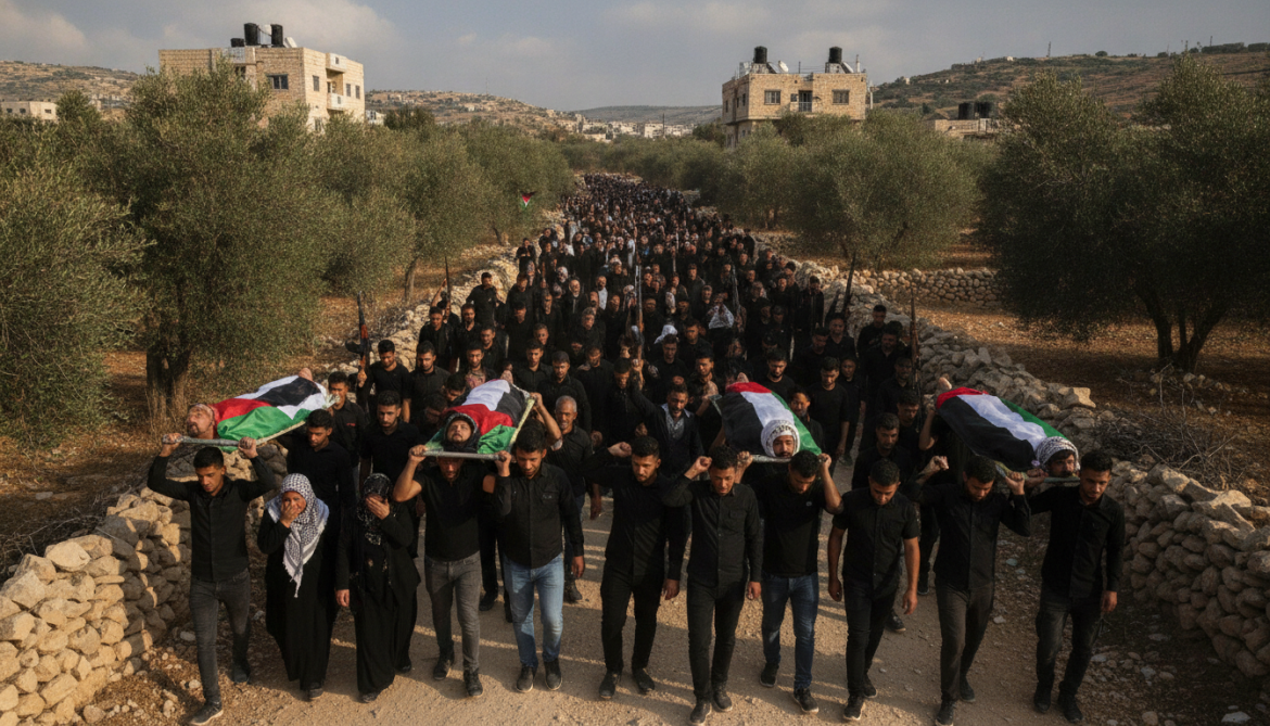 Funerals held for four Palestinians near Nablus as West Bank violence intensifies