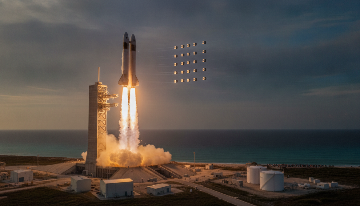 SpaceX Starship launches 20 third-generation Starlink satellites in 13th test flight