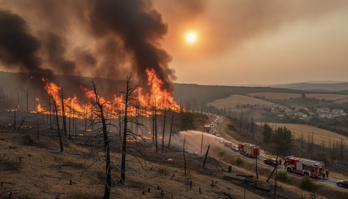 European Wildfires Ignite in France and Spain as Heat Wave Approaches