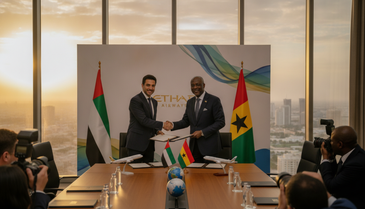 Etihad announces partnership with Africa World Airlines, Abu Dhabi–Accra flights from March 2027