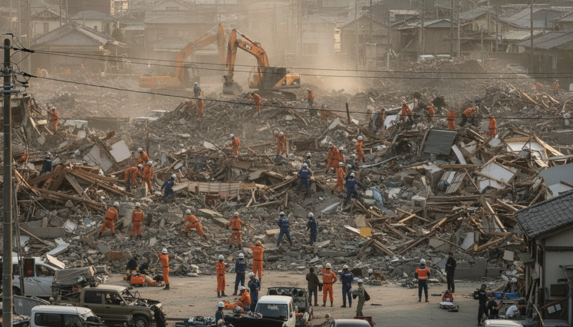 6.8-magnitude Kumamoto earthquake kills at least 13 as rescuers race to find survivors