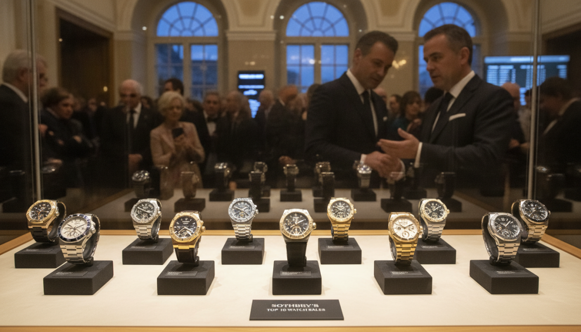 Sotheby's Records Top 10 Watch Sales Approaching $10 Million