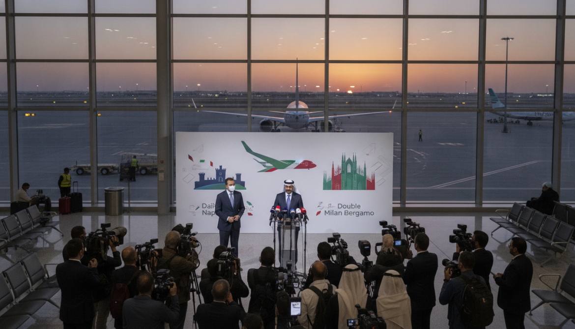Flydubai announces expanded Italy schedule with daily Naples and double Milan Bergamo flights