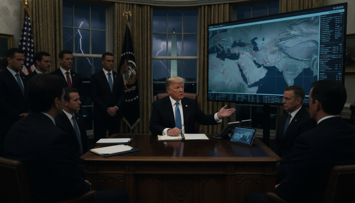 Trump Approves Powerful Strikes on Iran After Missiles Target U.S. Bases