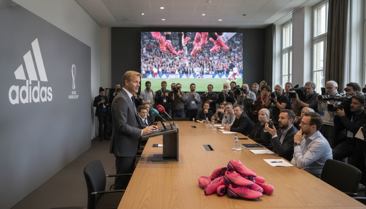 Adidas apologizes for wave of pink boots at 2026 World Cup