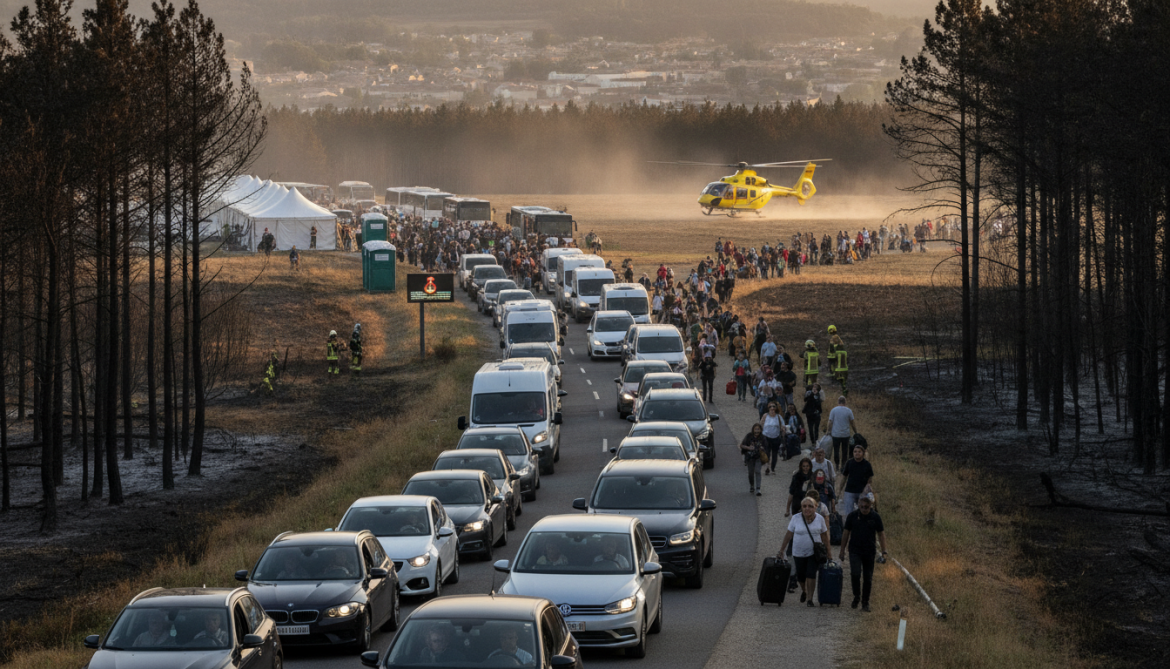 French wildfires contained as 198,000 return amid renewed evacuations