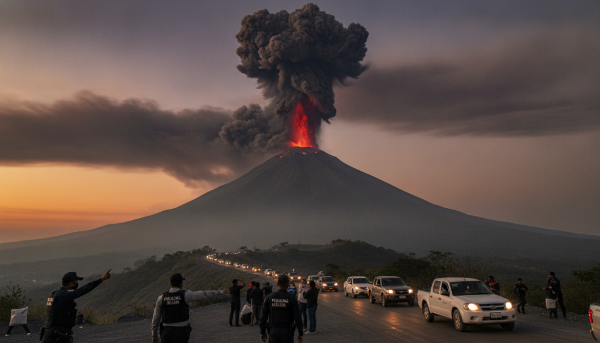 Guatemala's Fuego volcano erupts, 4-5 km ash plume prompts evacuations