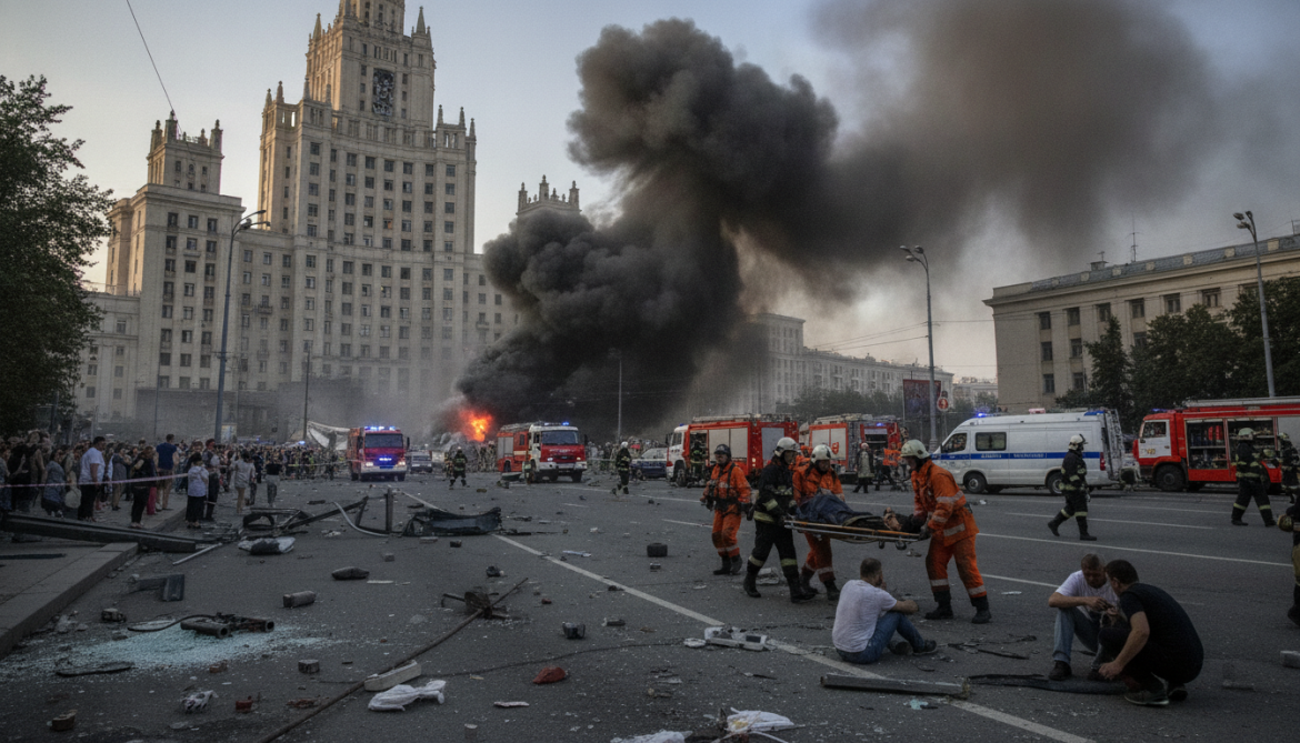 Kudrinskaya Square explosion in central Moscow kills three and injures 15