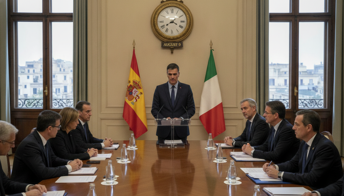 Spain Warns Italy of Countermeasures Unless Schengen Checks Lifted by August 9