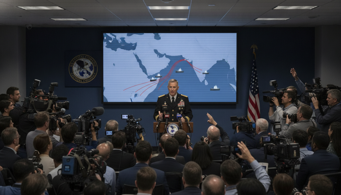 US Central Command confirms it redirected 48 commercial ships in Iran blockade