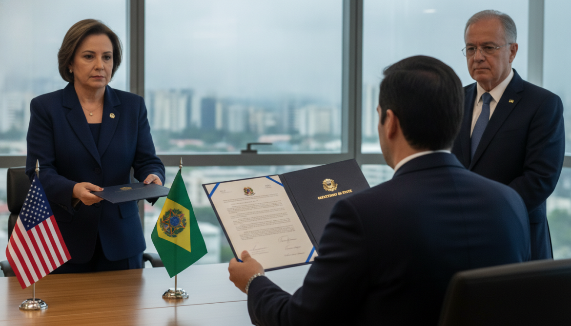 US Revokes Brazilian Ambassador Visa After Brazil Denies Visas to US Officials