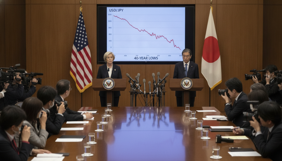 US Treasury buys yen in coordinated intervention with Japan amid 40-year lows