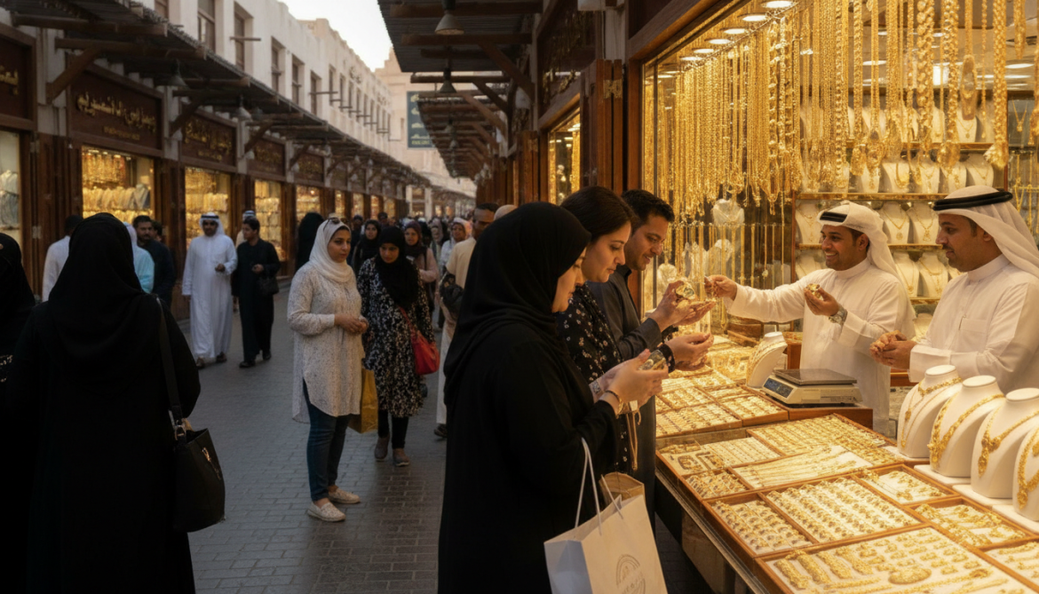Gold prices fall in UAE, boosting demand for 18‑carat jewellery and bars