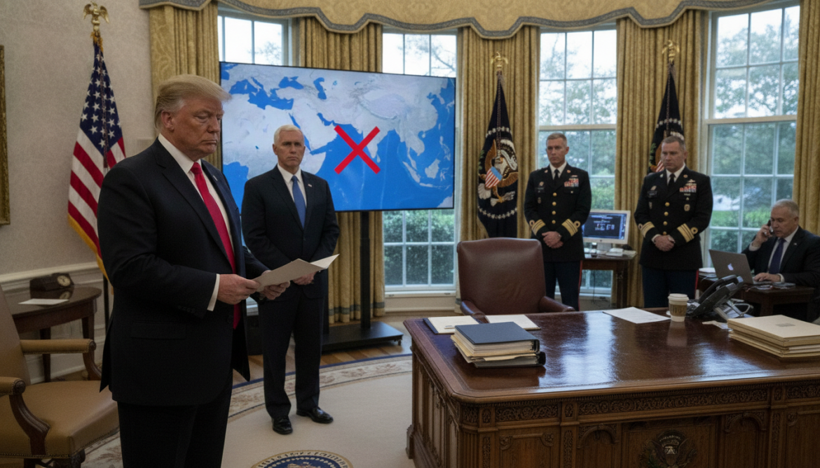Trump cancels planned U.S. military assault on Iran and halts offensive