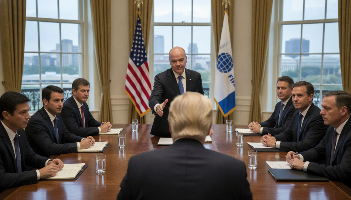 FIFA President Gianni Infantino Seeks Trump Administration Support After Rights-Sale Collapse