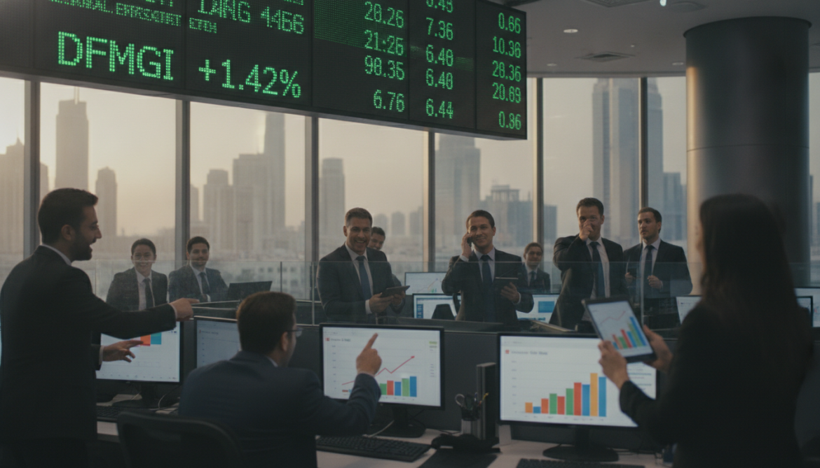 Dubai Financial Market closes 1.42% higher as banks and real estate rally