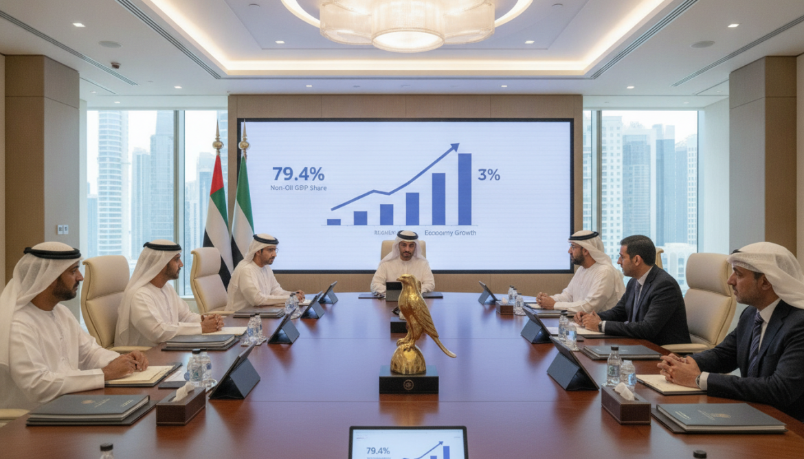 UAE non-oil GDP share rises to 79.4% as economy grows 3%