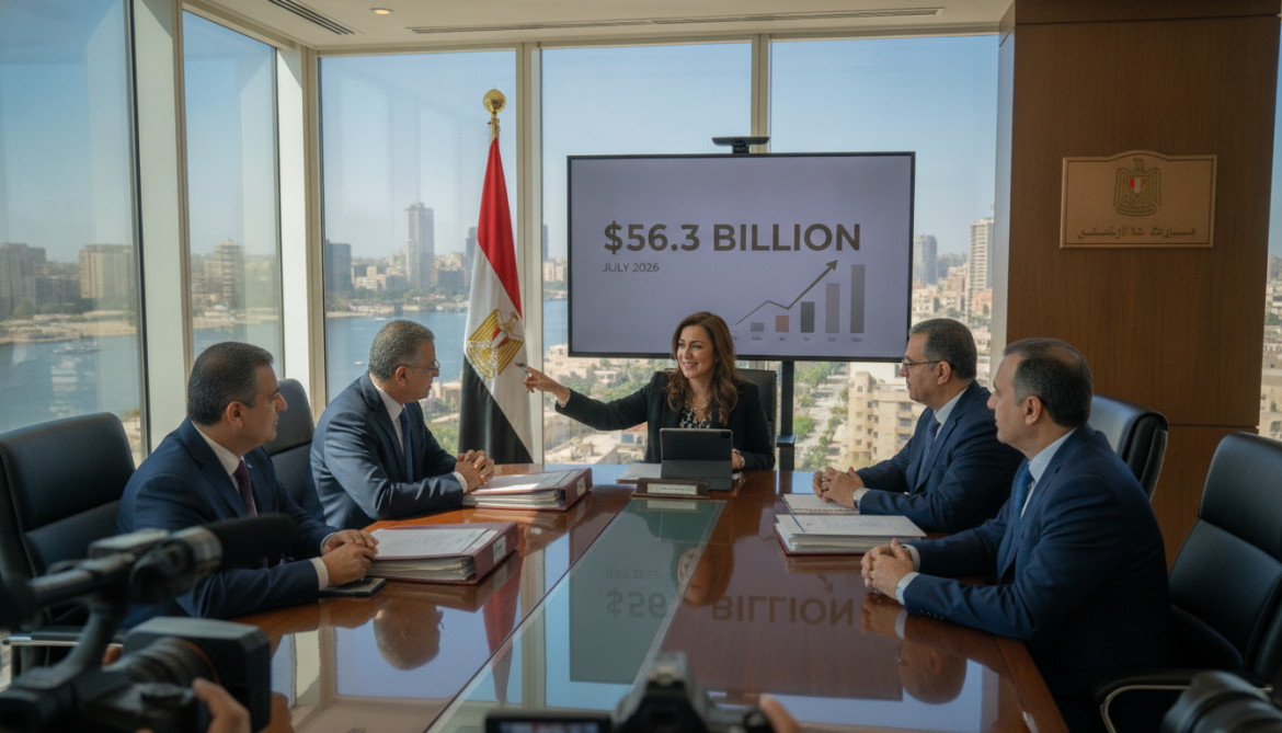 Egypt's net international reserves rise to $56.3 billion in July 2026