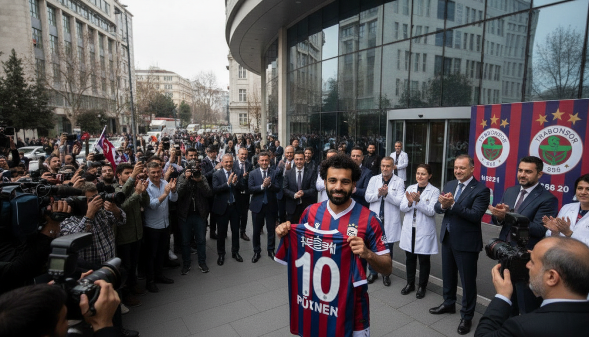 Mohamed Salah will wear No 10 at Trabzonspor after Istanbul medical