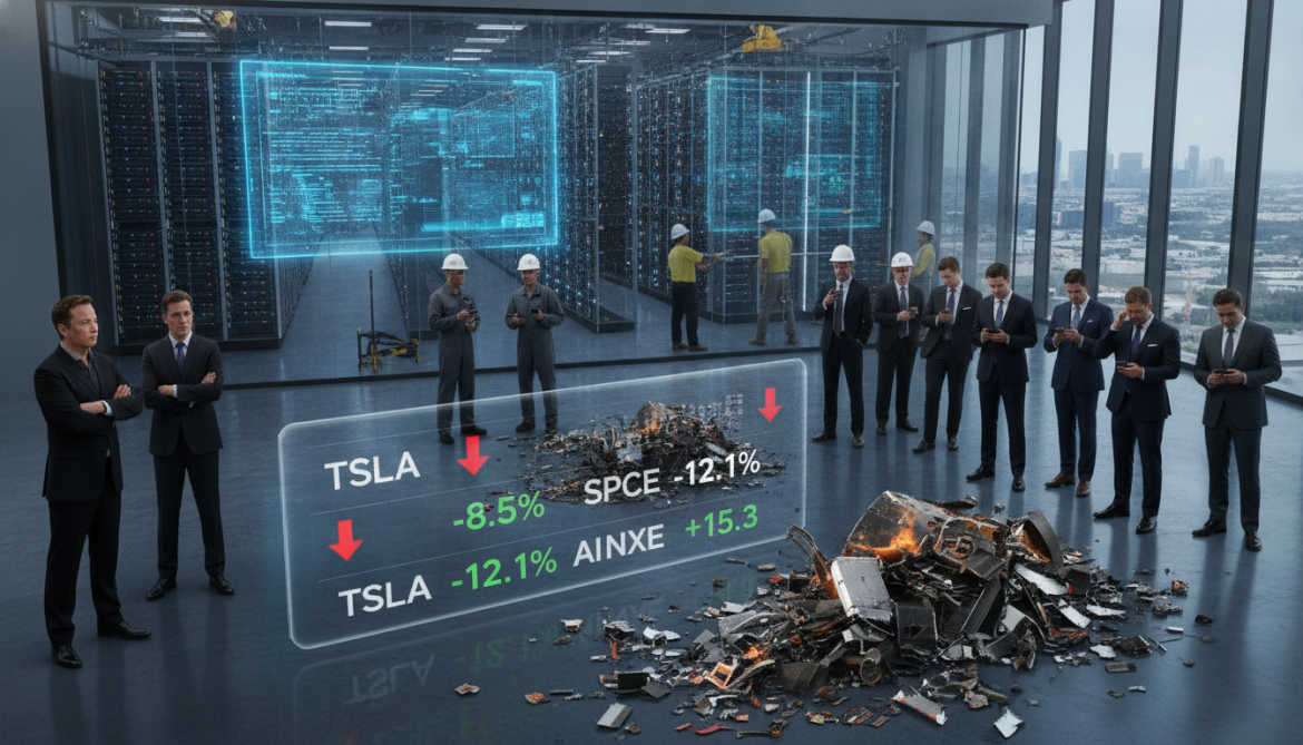 SpaceX shares slide after revenue beat amid Falcon 9 debris and soaring AI capex