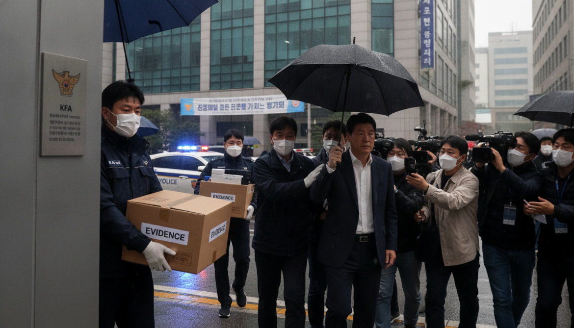 Hong Myung-bo faces obstruction probe as Seoul police raid KFA offices